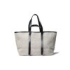 Off-White skulderveske med logotrykk, beige