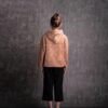 Off-White Slim Fit rosa hettegenser i bomull