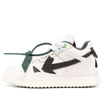 Off-White Sponge Mid-Top Sneaker «White Black»