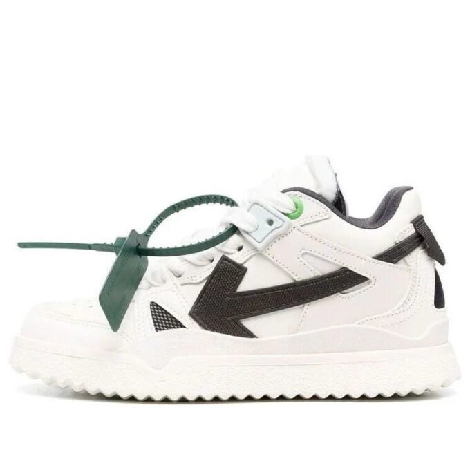 Off-White Sponge Mid-Top Sneaker «White Black»