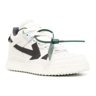 Off-White Sponge Mid-Top Sneaker «White Black»