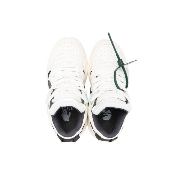 Off-White Sponge Mid-Top Sneaker «White Black»