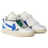 Off-White Sponge Mid-Top Sneakers «White Blue»