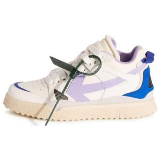 Off-White Sponge Mid-Top Sneakers &laquo;White Blue Purple&raquo;