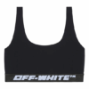 Off-White sports-BH med logo-bånd «Black»