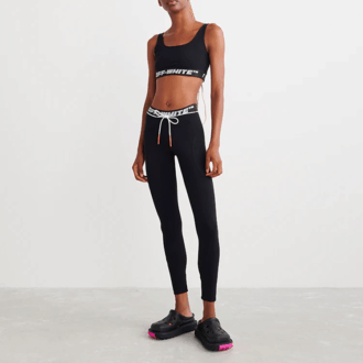 Off-White sports-BH med logo-bånd «Black»