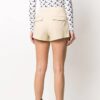 Off-White SS20 Korte bukser med kort midje Buff White