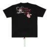 Off-White SS20 Lunar New Year «Year Of The Rat Good Luck» Peach Blossom Rundhalset kortærmet Shorts