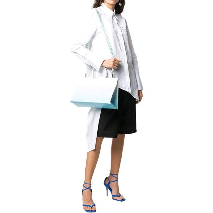 Off-White SS20 Meteor Shower drapert skjorte