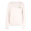 Off-White SS21 Arrows Blomstertrykk Løs Passform Kremhvit Hettegenser