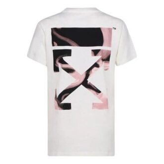 Off-White SS21 Back Arrow bomullskortærmet hvit