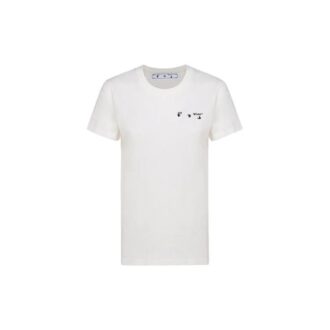 Off-White SS21 Back Arrow bomullskortærmet hvit