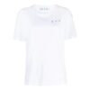 Off-White SS21 Blomstertrykk Kortærmet Slim Fit-versjon Hvit