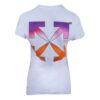 Off-White SS21 Gradient Arrow Logo kortærmet versjon hvit