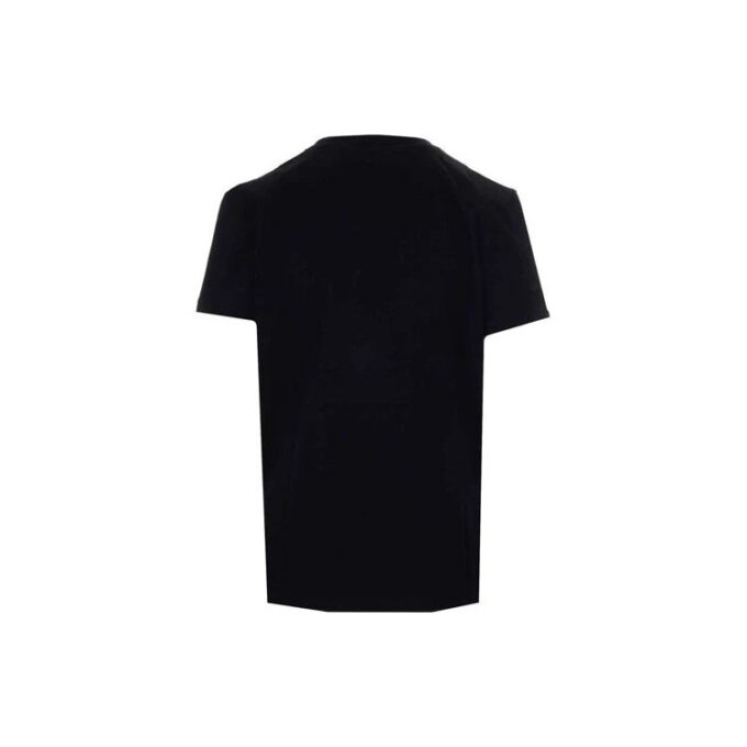 Off-White SS21 Logo-trykk Rund hals Kort ermet Slim fit Svart T-skjorte