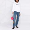 Off-White SS21 Logo-trykk Swea Hvit
