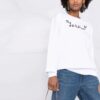Off-White SS21 Logo-trykk Swea Hvit