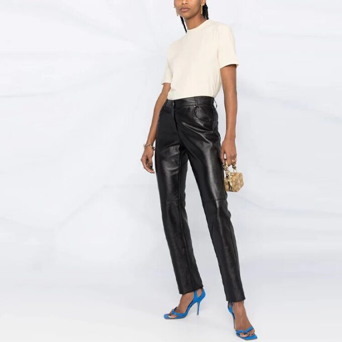 Off-White SS21 Løs Rundhalset Kortærmet Slim Fit Hvit T-skjorte