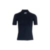 Off-White SS21 T-skjorte med trykt logo, kort ermet, slim fit, svart