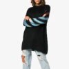 Off-White strikket kjole med trykk i svart