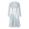 Off-White Stripe Tight Waist Cozy A Creamy White Kjole