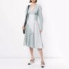 Off-White Stripe Tight Waist Cozy A Creamy White Kjole