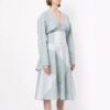 Off-White Stripe Tight Waist Cozy A Creamy White Kjole