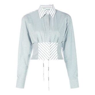 Off-White stripete korsettskjorte