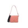 Off-White Svart messenger-veske i rosa okseskinn «Black Pink»