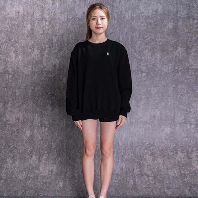Off-White svart pilt svart hettegenser