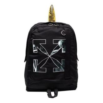 Off-White svart ryggsekk for menn
