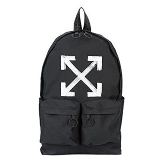 Off-White svart ryggsekk for menn