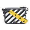 Off-White svart skulderveske i skinn med mikro-merke
