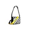 Off-White svart skulderveske i skinn med mikro-merke