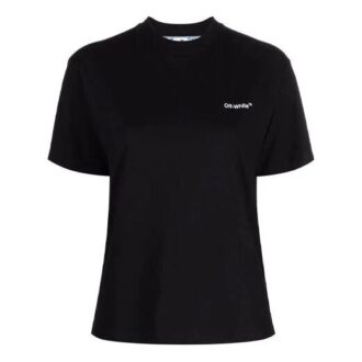Off-White T-skjorte med logo-trykk «Black»