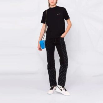 Off-White T-skjorte med logo-trykk «Black»