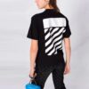 Off-White T-skjorte med logo-trykk «Black»
