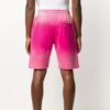 Off-White Tie Dye Shorts for men, rosa