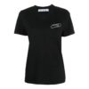 Off-White-trykk Svart T-skjorte