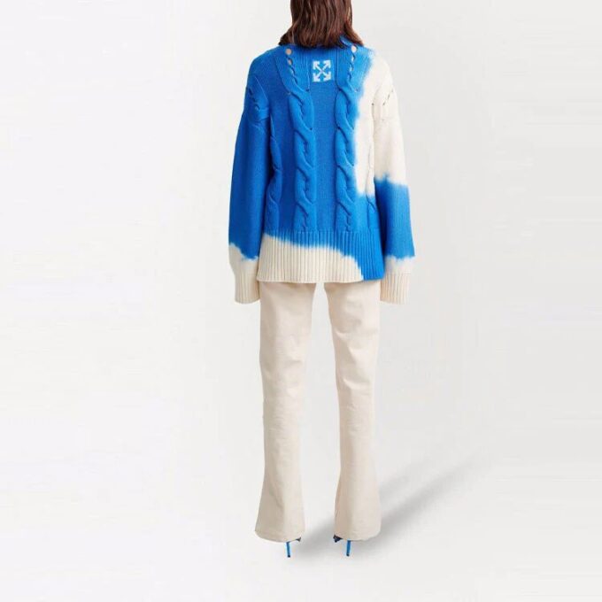 Off-White ullgenser «Blue White»