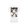 Off-White Virgil Abloh bomullst-skjorte, tettsittende, hvit