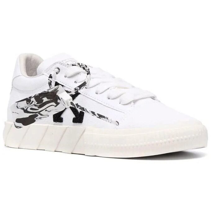 Off-White Vulc Eco Canvas Low Sneaker «White Black»