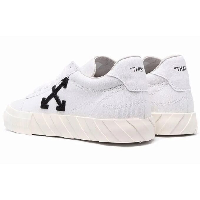 Off-White Vulc Eco Canvas Low Sneaker «White Black»