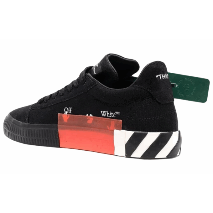 Off-White Vulc Low Canvas Sneaker «Black White»