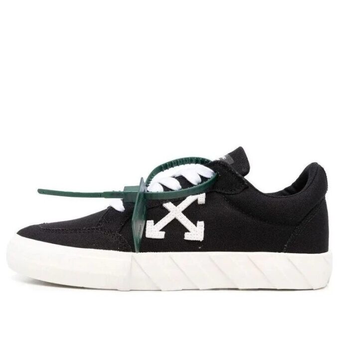 Off-White Vulc Low Canvas-Sneaker «Black White Orange»