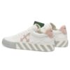 Off-White Vulc Low Canvas Sneaker &laquo;White Pink Grey&raquo;