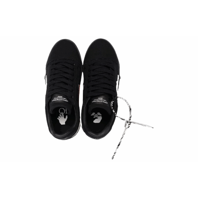 Off-White Vulcanized low-top Sneakers «White Black»