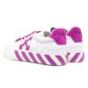 Off-White Vulcanized Low-Top Sneakers «White Purple»