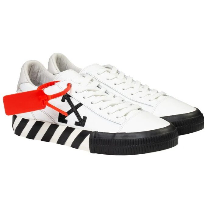 Off-White Vulcanized sko, svart/hvit