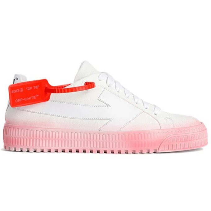 Off-White Vulcanized Sneakers «White Pink»